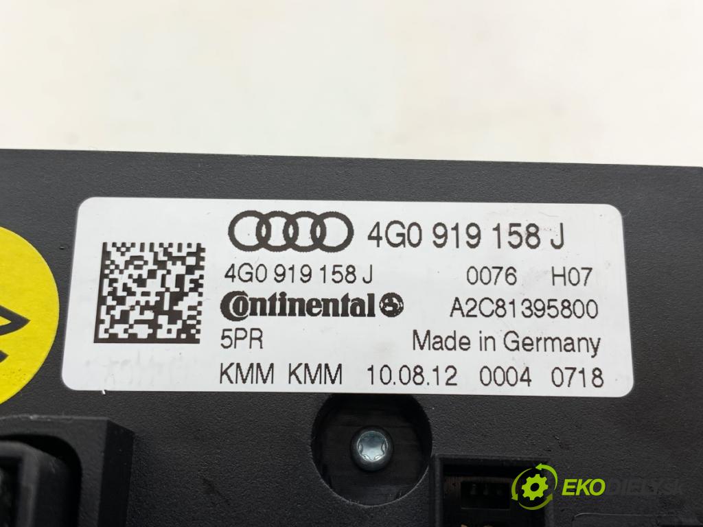AUDI A6 C7 Kombi 2012 130 kW 2.0 TDI 1968 Panel ovládania kúrenia zad 4G0919158J