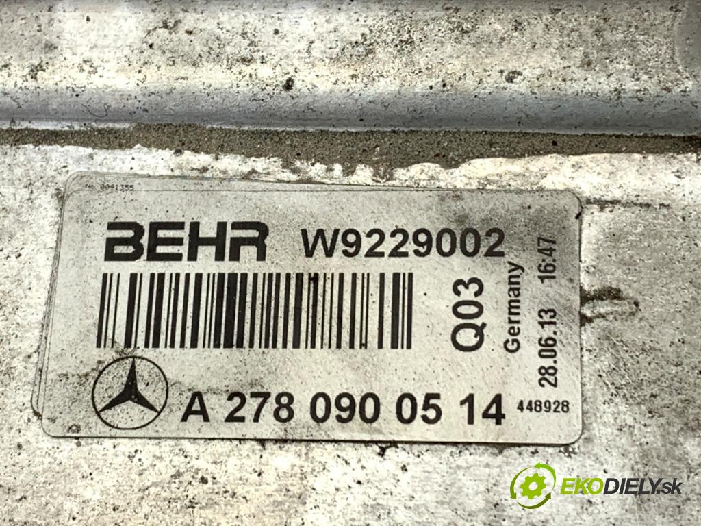 MERCEDES-BENZ C218 coupe 2014 300 kW CLS 500 (218.373) 4663 intercooler A2780900514 (Intercooler (chladič stlačeného vzduchu))