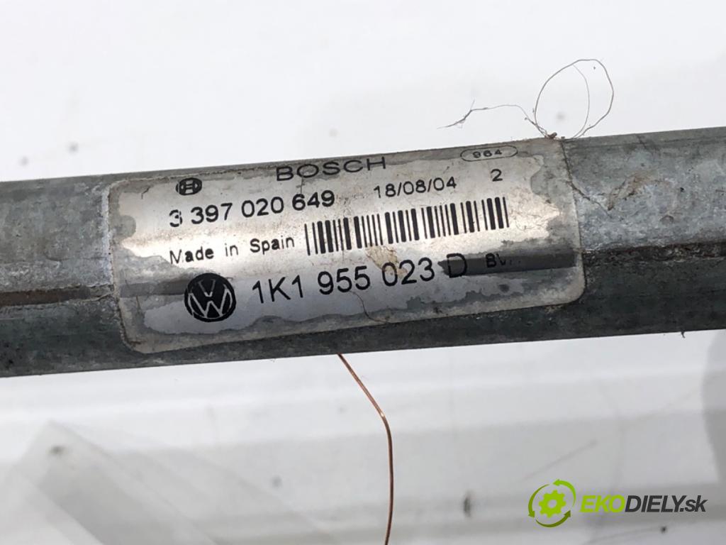 VW GOLF V liftback 2004 66 kW 1.4 FSI 1390 Mechanizmus stieračov predný 1K1955023D (Motorček stieračov predný)