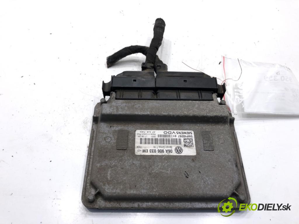 VW JETTA III sedan 2006 75 kW 1.6 1595 riadiaca jednotka Motor 06A906033EM (Riadiaca jednotka)