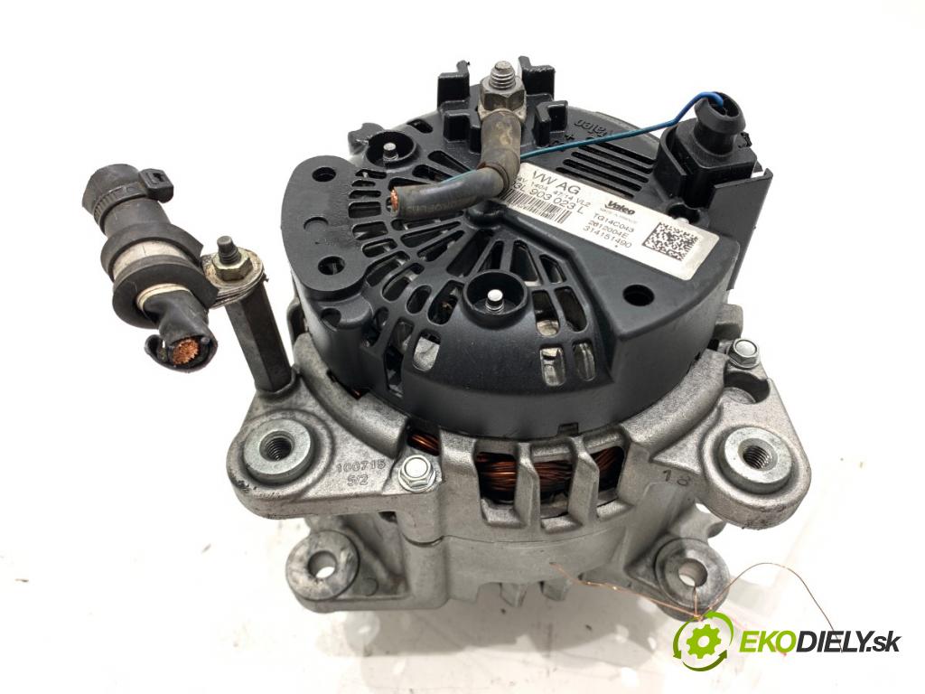 SKODA OCTAVIA III liftback 2015 81 kW 1.6 TDI 1598 Alternátor 03L903023L (Alternátor)