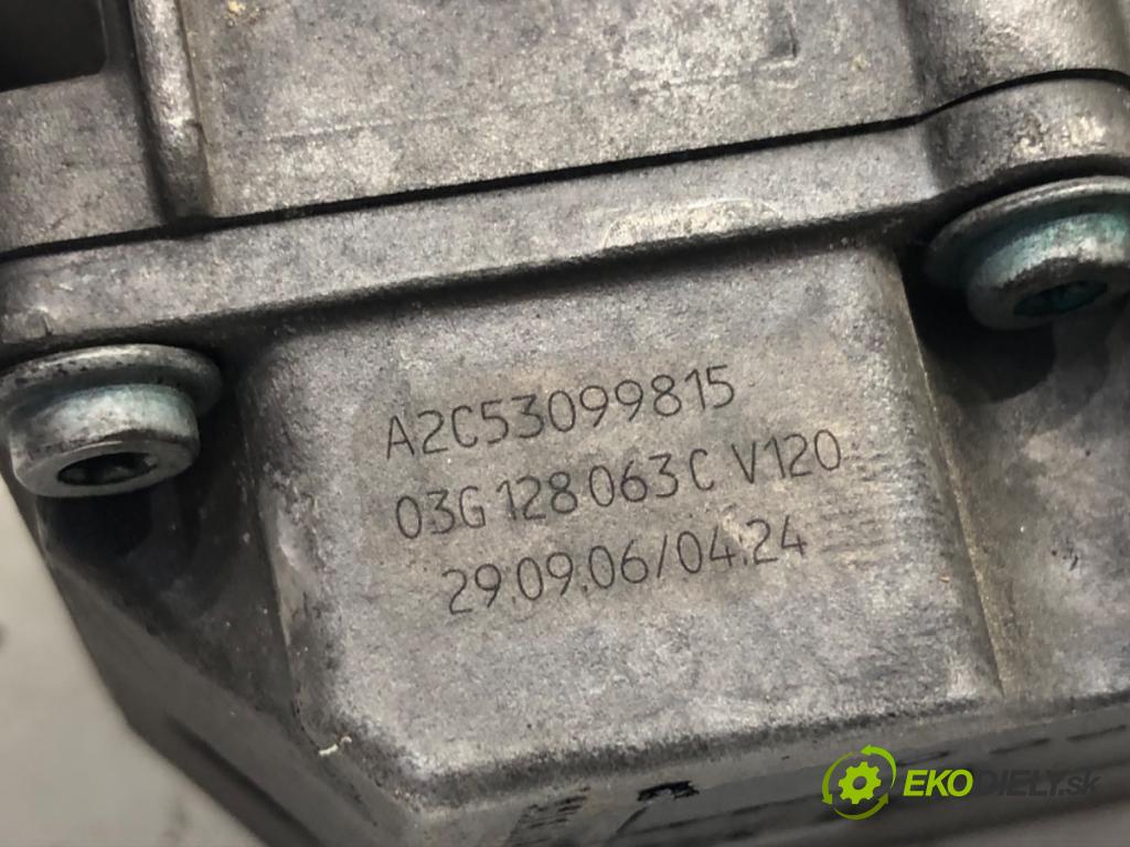 AUDI A4 B7 Kombi 2006 103 kW 2.0 TDI 1968 škrtíci klapka 03G128063C (Škrticí klapka)