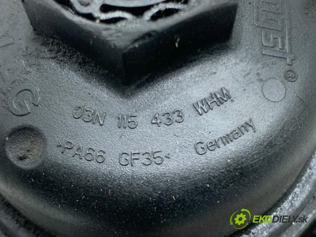 SKODA OCTAVIA III liftback 2015 81 kW 1.6 TDI 1598 obal filtra oleje 03N115433 (Kryt olejového filtru)