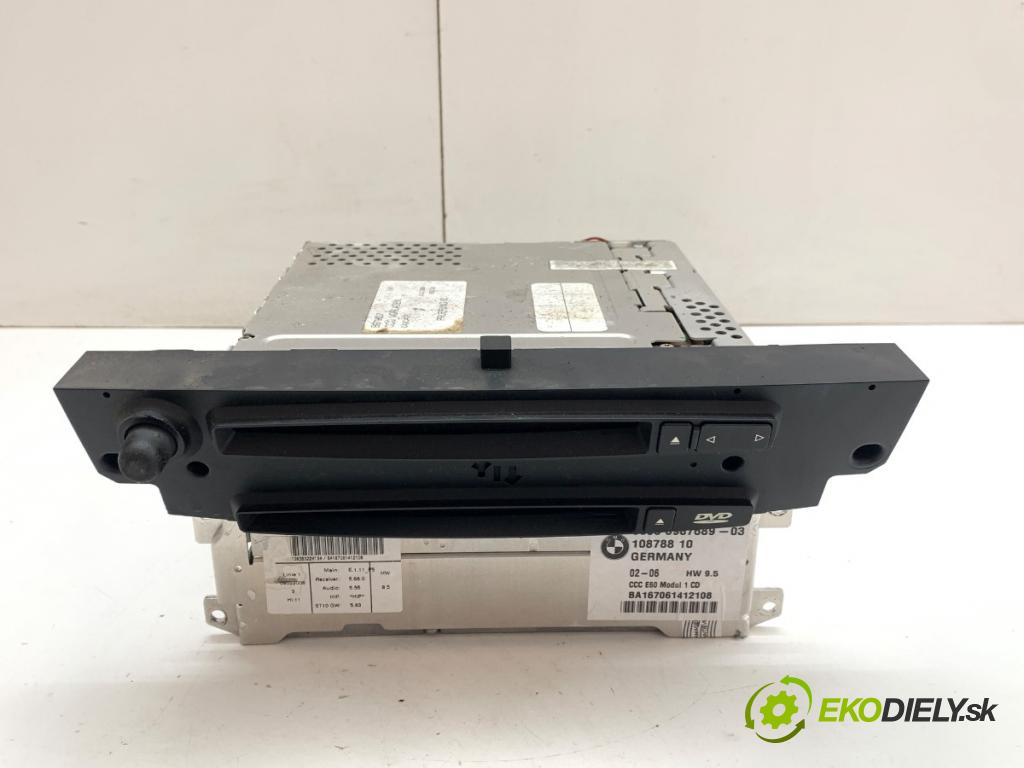 BMW E60 sedan 2006 160 kW 525 i 2996 RADIO Navigácia 6987689 (Audio zariadenie)