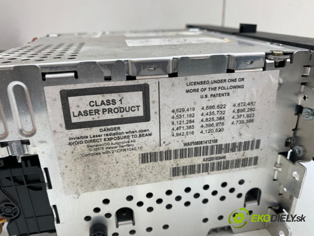 BMW E60 sedan 2006 160 kW 525 i 2996 RADIO Navigácia 6987689 (Audio zariadenie)