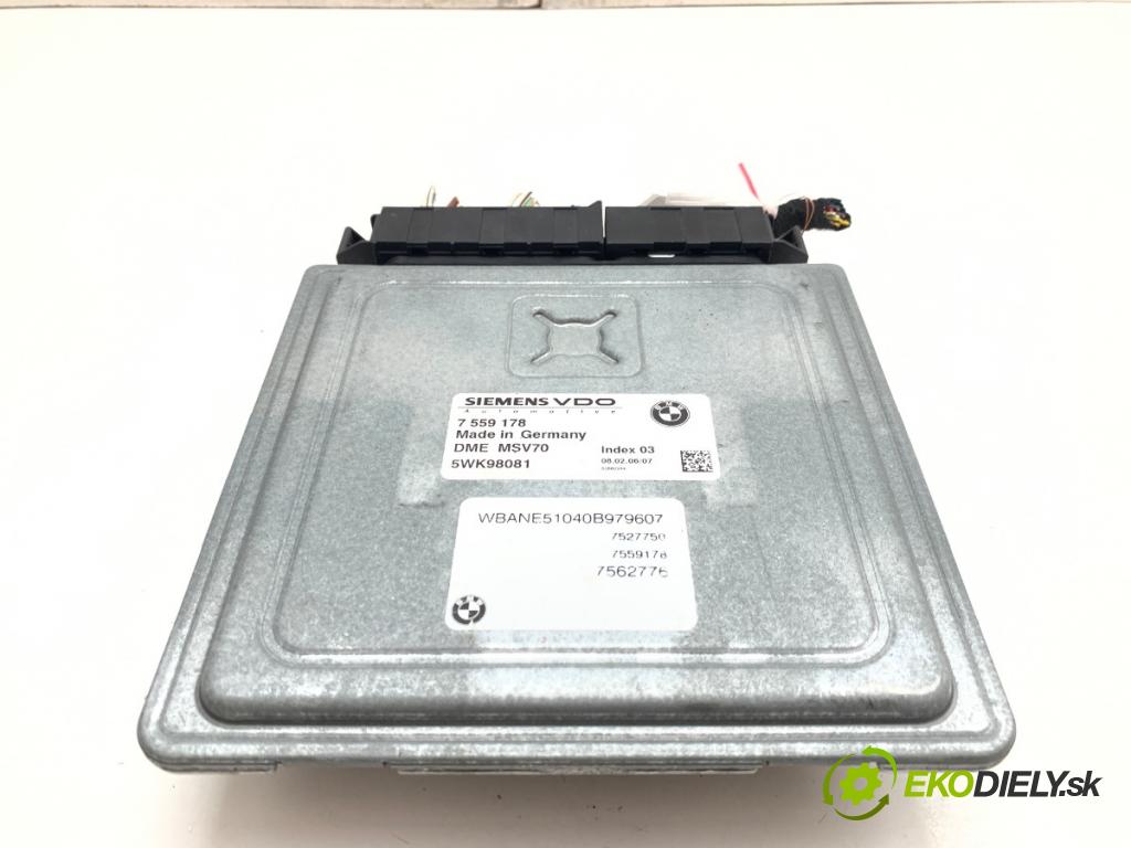 BMW E60 sedan 2006 160 kW 525 i 2996 riadiaca jednotka Motor 7559178 (Riadiaca jednotka)