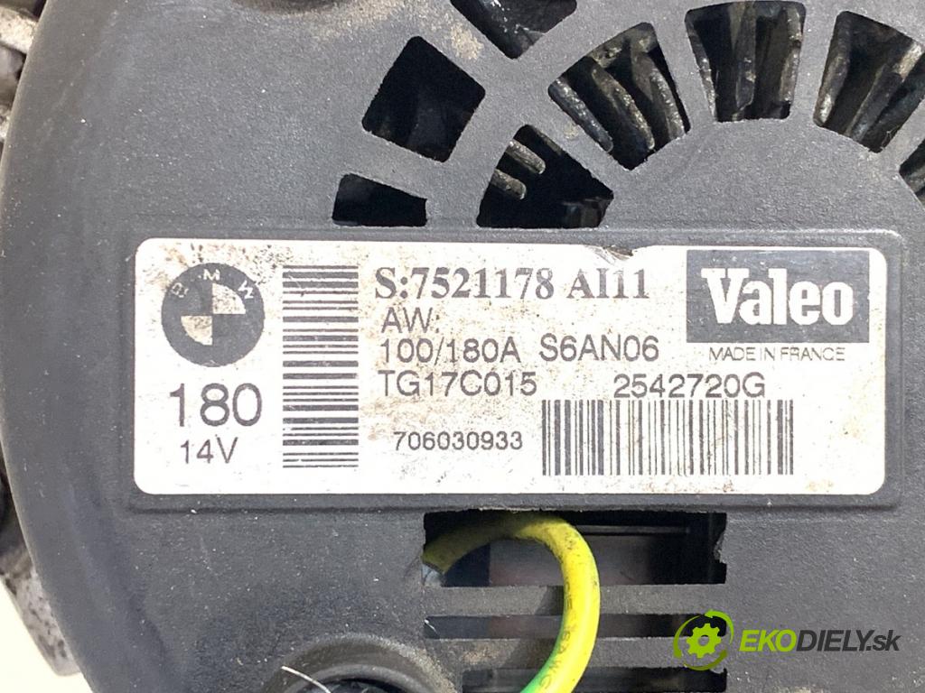 BMW E60 sedan 2006 160 kW 525 i 2996 Alternátor 7521178 (Alternátor)