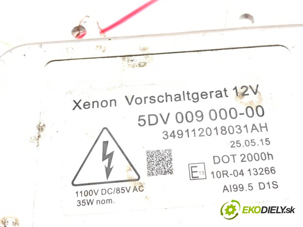 BMW E60 sedan 2006 160 kW 525 i 2996 měnič XENON 5DV009000-00 (Řídící jednotka xenonu)