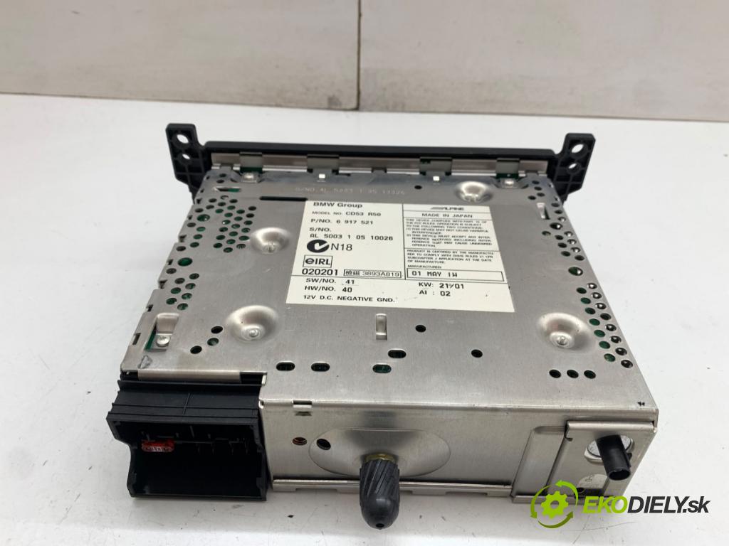 MINI R50 R53 liftback 2005 66 kW One 1598 RADIO 6917521 (Audio zařízení)