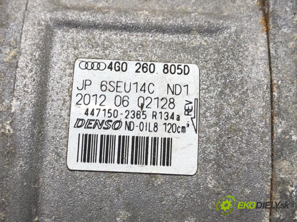AUDI A6 C7 Kombi 2012 130 kW 2.0 TDI 1968 kompresor klimatizace 4G0260805D (Kompresor klimatizace)