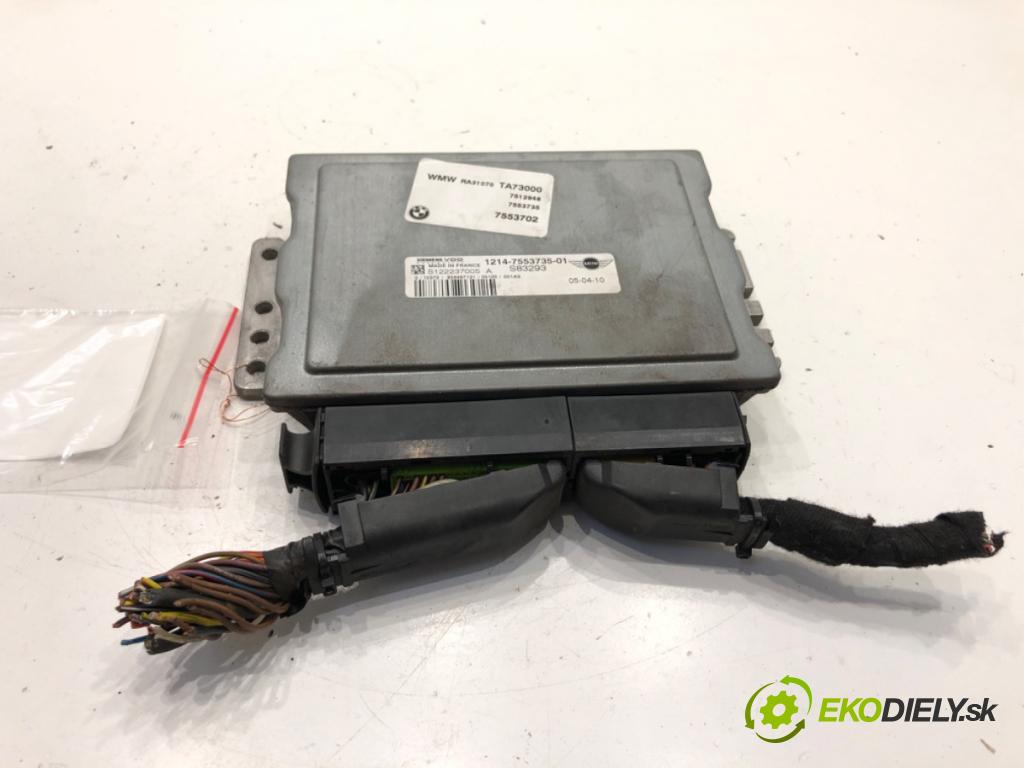 MINI R50 R53 liftback 2005 66 kW One 1598 riadiaca jednotka Motor 7553735 (Riadiaca jednotka)