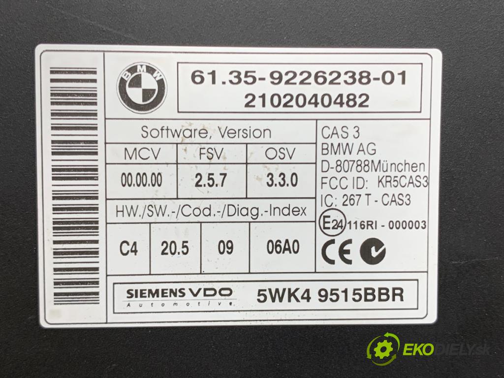 BMW E91 Kombi 2010 135 kW 320 d 1995 modul řídící jednotka CAS 9226238