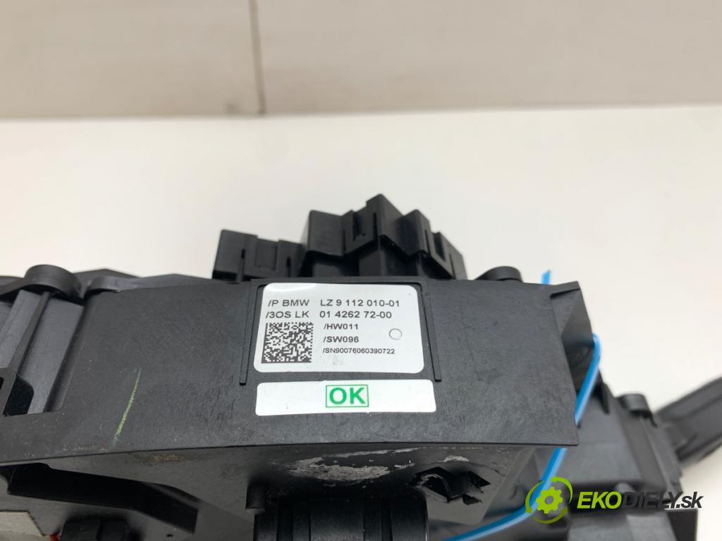 BMW E60 sedan 2006 160 kW 525 i 2996 Prepínač kombinovaný 9112010 (Prepínacie páčky pod volantom)