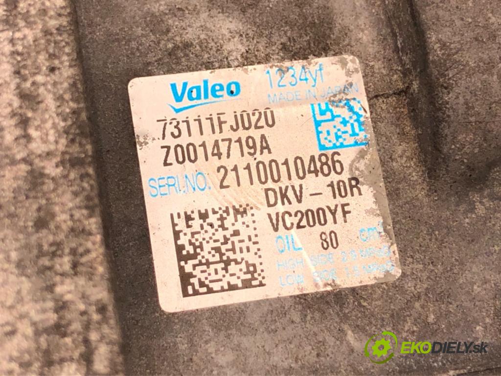SUBARU FORESTER III SUV 2012 108 kW 2.0 D AWD (SJD) 1998 kompresor klimatizace 73111FJ020 (Kompresor klimatizace)