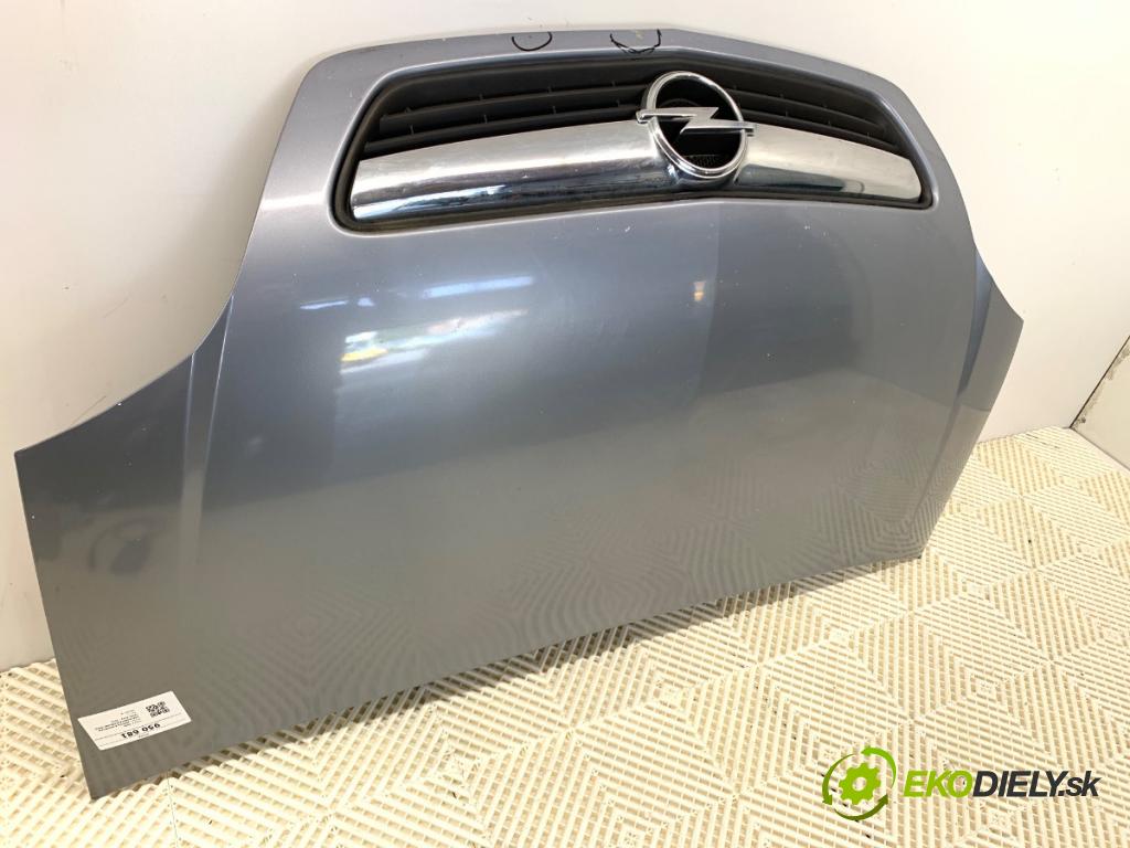 OPEL MERIVA A nadwozie wielkoprzestrzenne (MPV) 2009 77 kW 1.6 (E75) 1598 kapota Z163