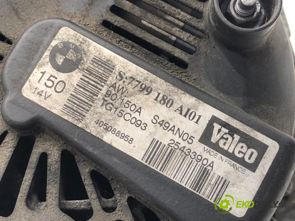 BMW E90 sedan 2006 120 kW 320 d 1995 Alternátor 7799180 (Alternátor)