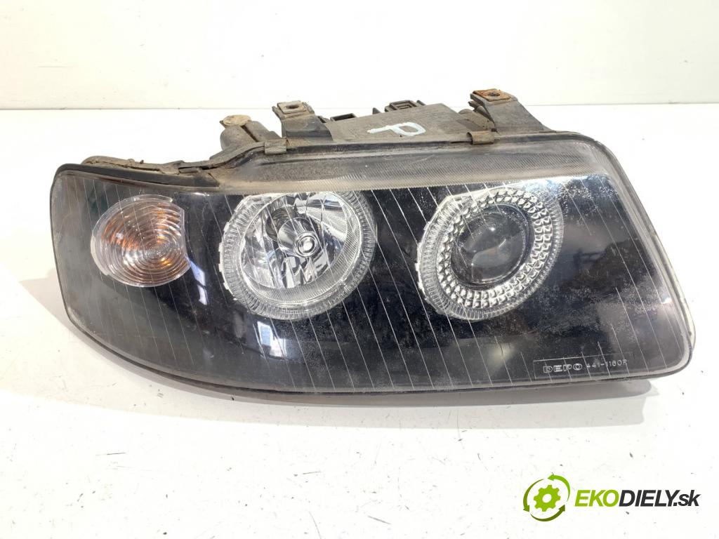 AUDI A3 8L liftback 2000 132 kW 1.8 T 1781 SVĚTLOMETY: pravy ľavy PRSTENE: 08-441-1160L