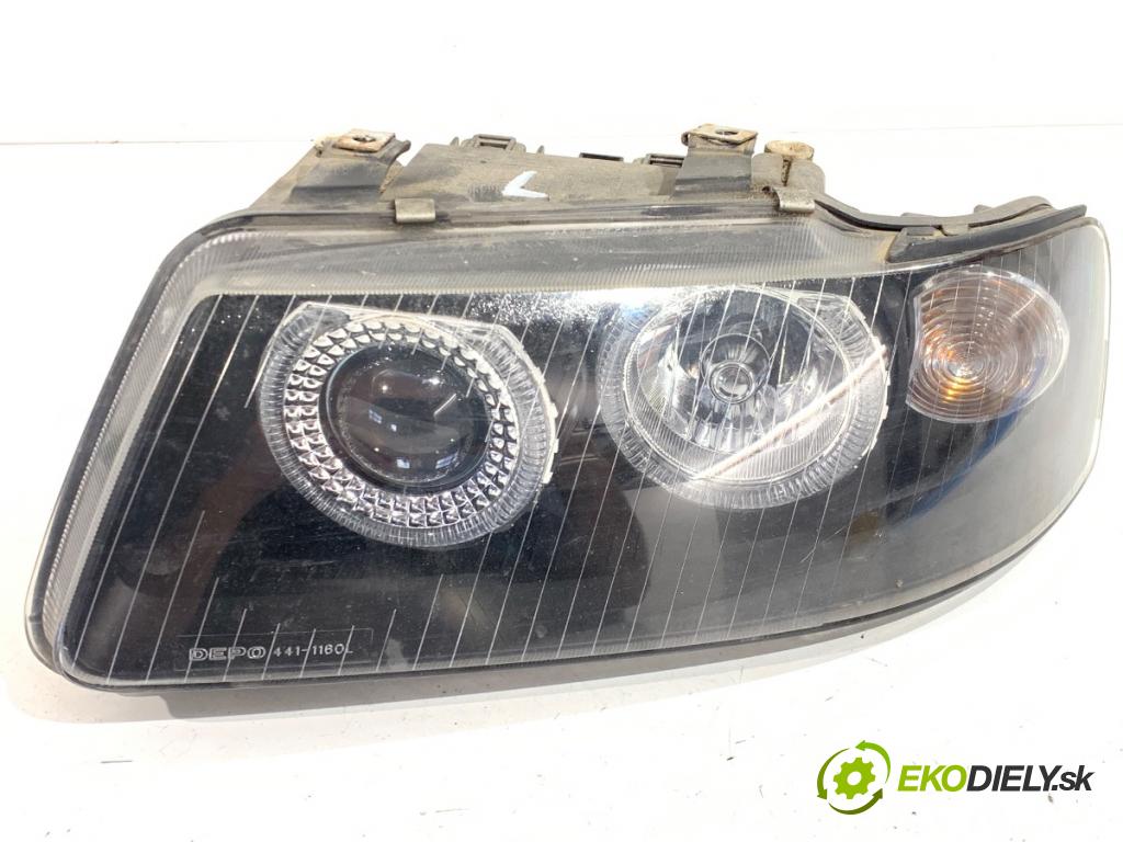 AUDI A3 8L liftback 2000 132 kW 1.8 T 1781 SVĚTLOMETY: pravy ľavy PRSTENE: 08-441-1160L