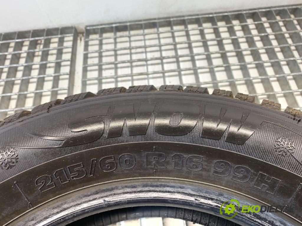 --- ---      PNEUMATIKA: zima 2X 215/60 R16 KORMORAN