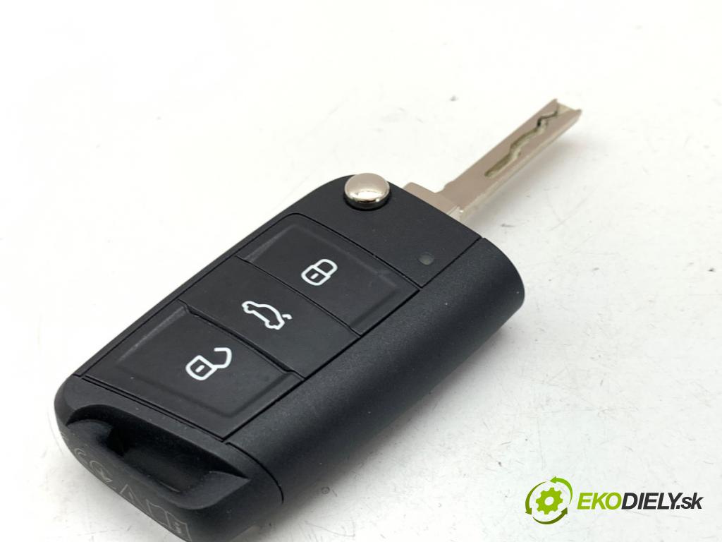 SKODA FABIA III Kombi 2021 70 kW 1.0 TSI 999 klíč DÁLKOVÝ: 6V0959752K