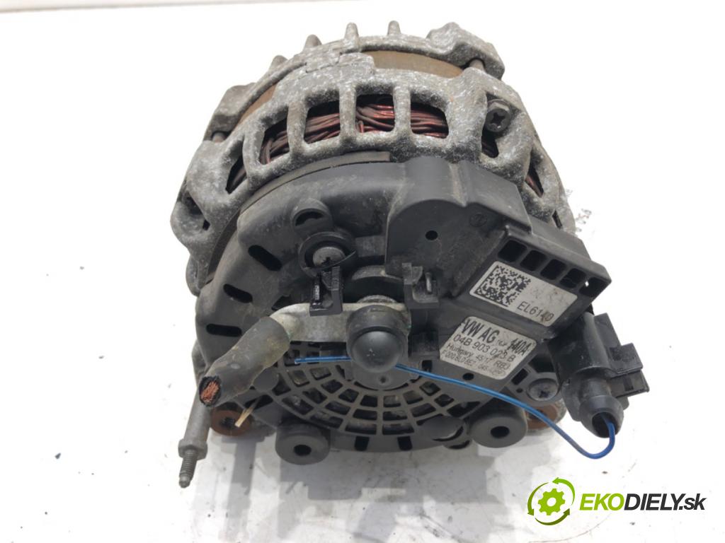 SKODA FABIA III Kombi 2017 77 kW 1.4 TDI 1422 Alternátor 04B903023B (Alternátor)