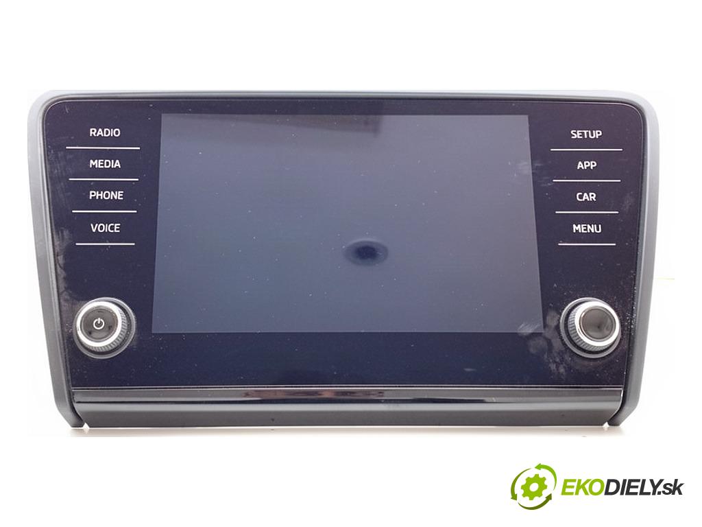 SKODA OCTAVIA III liftback 2018 110 kW 1.4 TSI 1395 RADIO Dislpej 5E0919605N