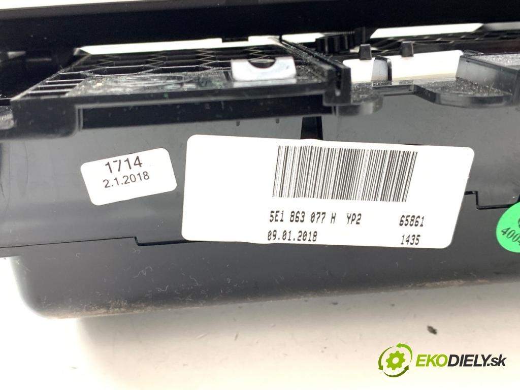 SKODA OCTAVIA III liftback 2018 110 kW 1.4 TSI 1395 Popolník 5E1863077H