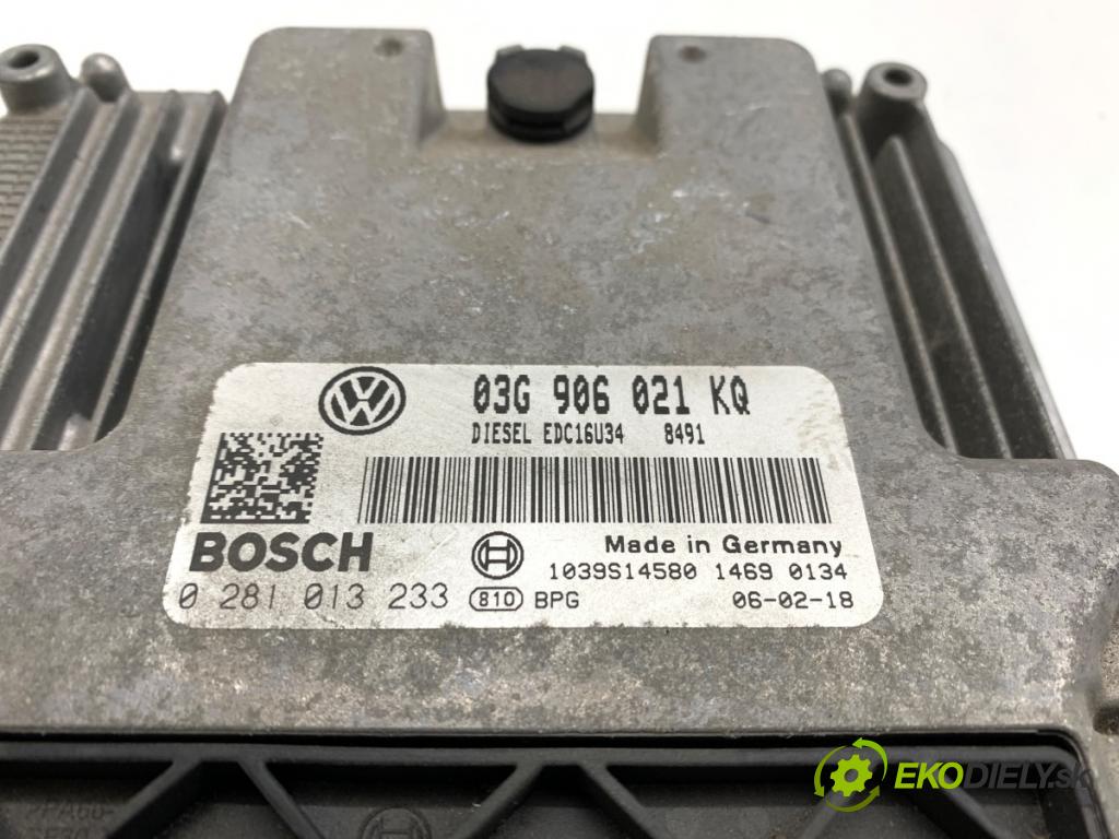 VW GOLF PLUS V liftback 2006 77 kW 1.9 TDI 1896 riadiaca jednotka Motor 03G906021KQ (Riadiaca jednotka)