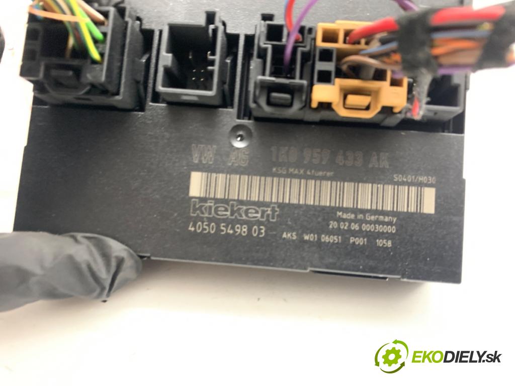 VW GOLF PLUS V liftback 2006 77 kW 1.9 TDI 1896 modul komfortu 1K0959433AK (Komfortní modul)
