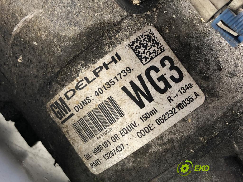 OPEL MERIVA A nadwozie wielkoprzestrzenne (MPV) 2009 77 kW 1.6 (E75) 1598 kompresor klimatizace 401351739 (Kompresor klimatizace)