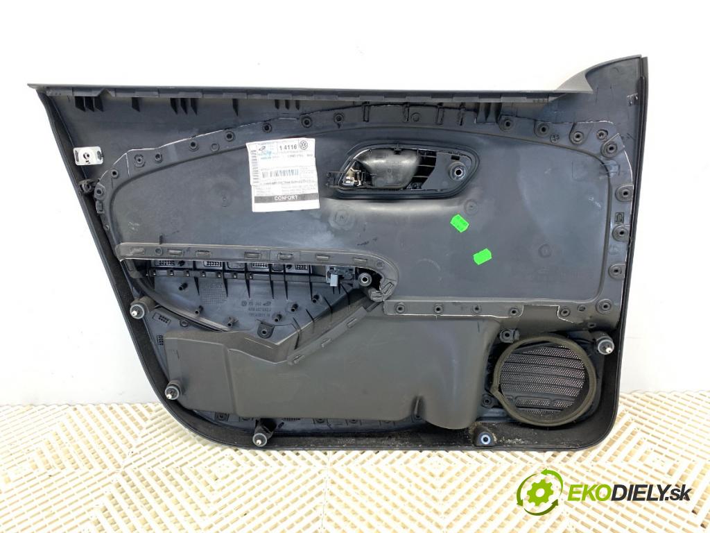 VW POLO V liftback 2011 63 kW 1.4 (6R1) 1390 čalúnenie Dvere pravy predný 6R4867012BE