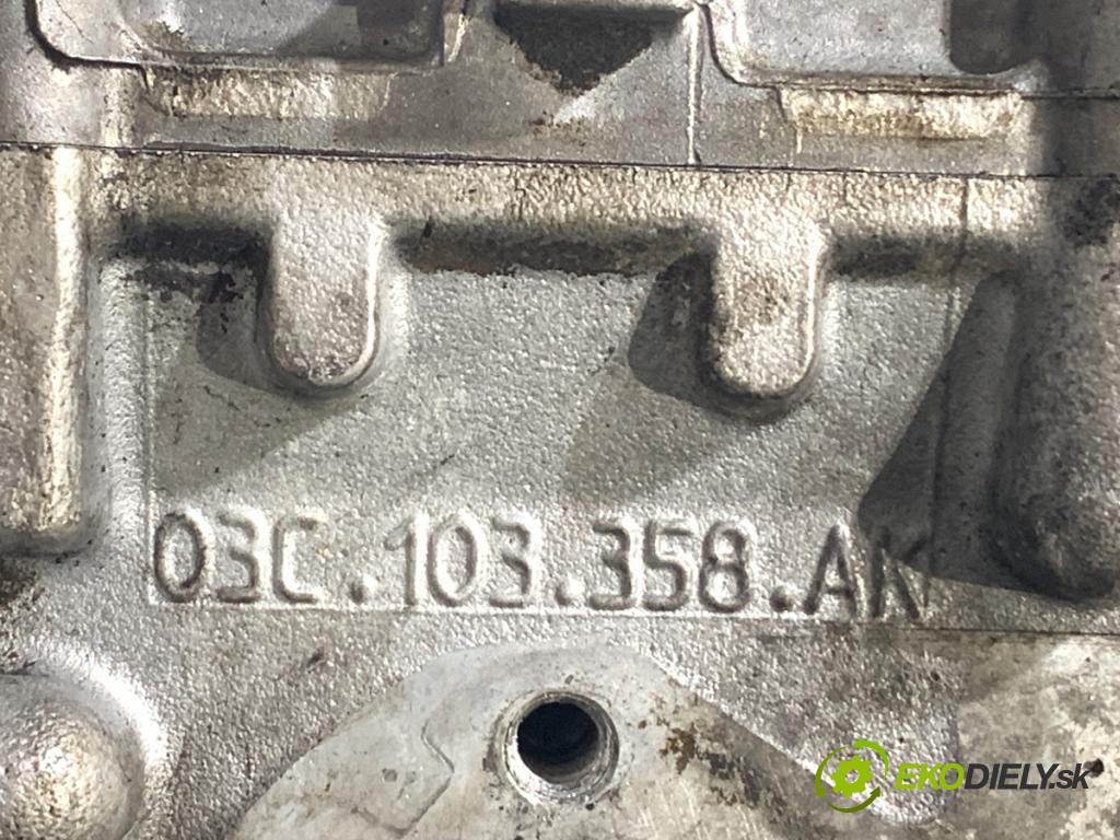 VW GOLF V Kombi 2009 90 kW 1.4 TSI 1390 hlava válců 03C103358AK (Hlava válců)