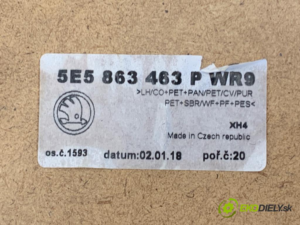 SKODA OCTAVIA III liftback 2018 110 kW 1.4 TSI 1395 KRYTINA: kufra 5E5863463P