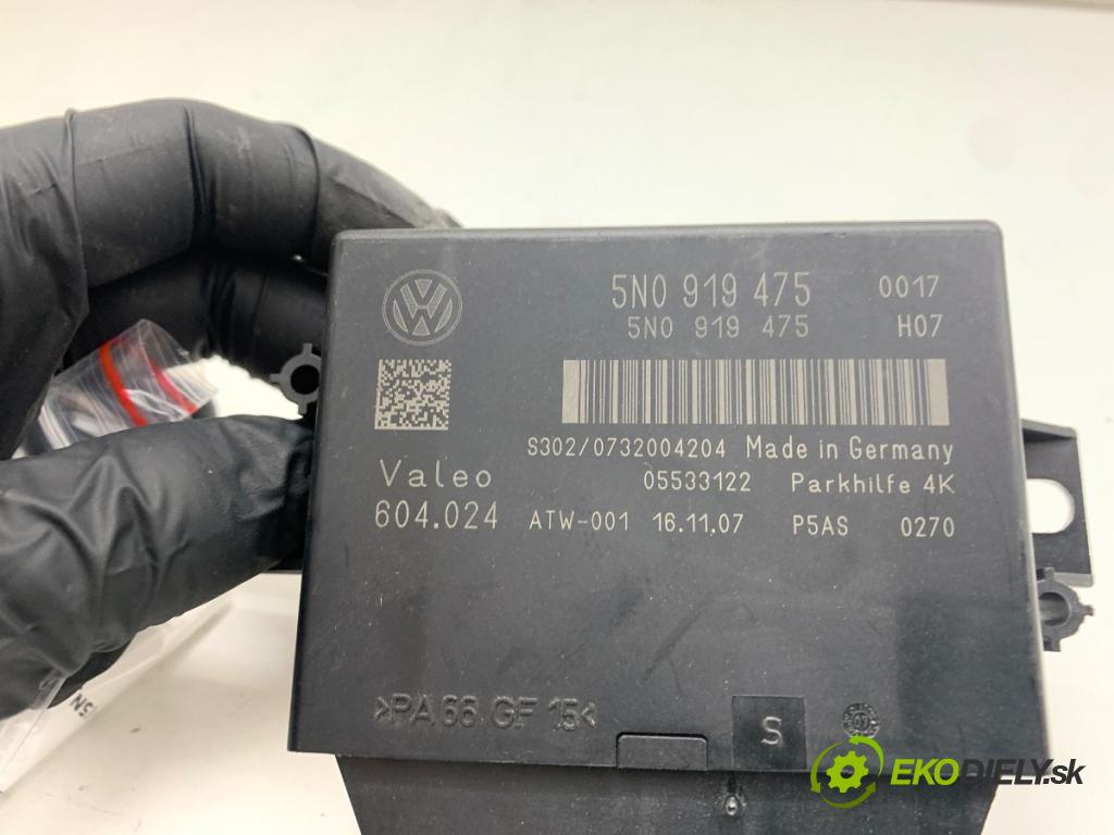 VW TIGUAN SUV 2008 103 kW 2.0 TDI 4motion 1968 modul PDC 5N0919475 (Řídící jednotka ostatní)