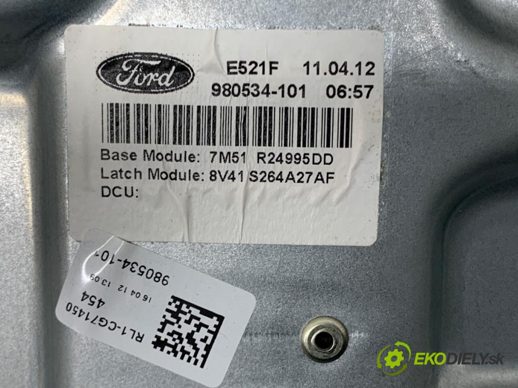 FORD KUGA I SUV 2012 120 kW 2.0 TDCi 4x4 1997 mechanismus okna levý zadní část 7M51R24995DD