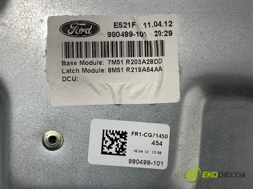 FORD KUGA I SUV 2012 120 kW 2.0 TDCi 4x4 1997 mechanismus okna pravý přední část 7M51R203A28DD
