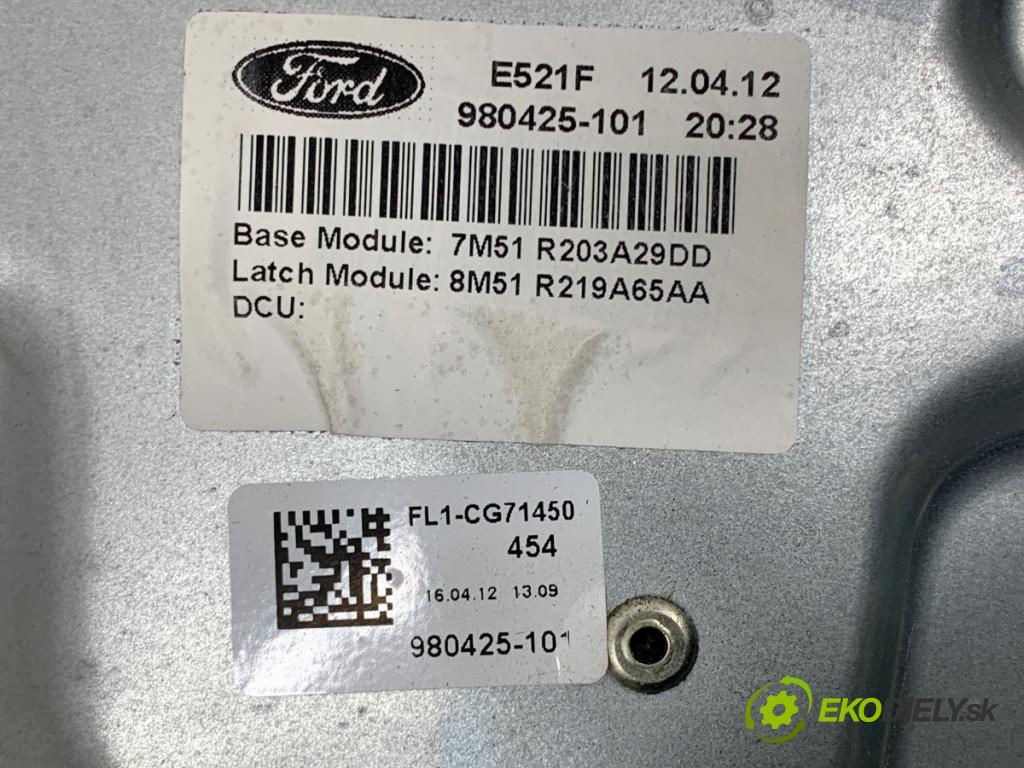 FORD KUGA I SUV 2012 120 kW 2.0 TDCi 4x4 1997 mechanismus okna levý přední část 7M51R203A29DD