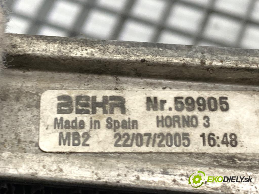 SEAT LEON II liftback 2005 103 kW 2.0 TDI 1968 intercooler 1K0145803A (Intercooler (chladič stlačeného vzduchu))