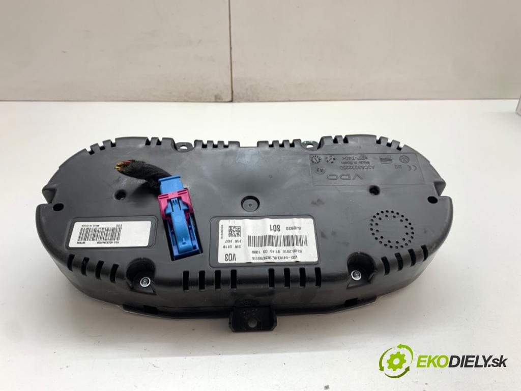 SEAT IBIZA IV liftback 2010 63 kW 1.4 1390 prístrojovka 6J0920801 (Přístrojová deska)