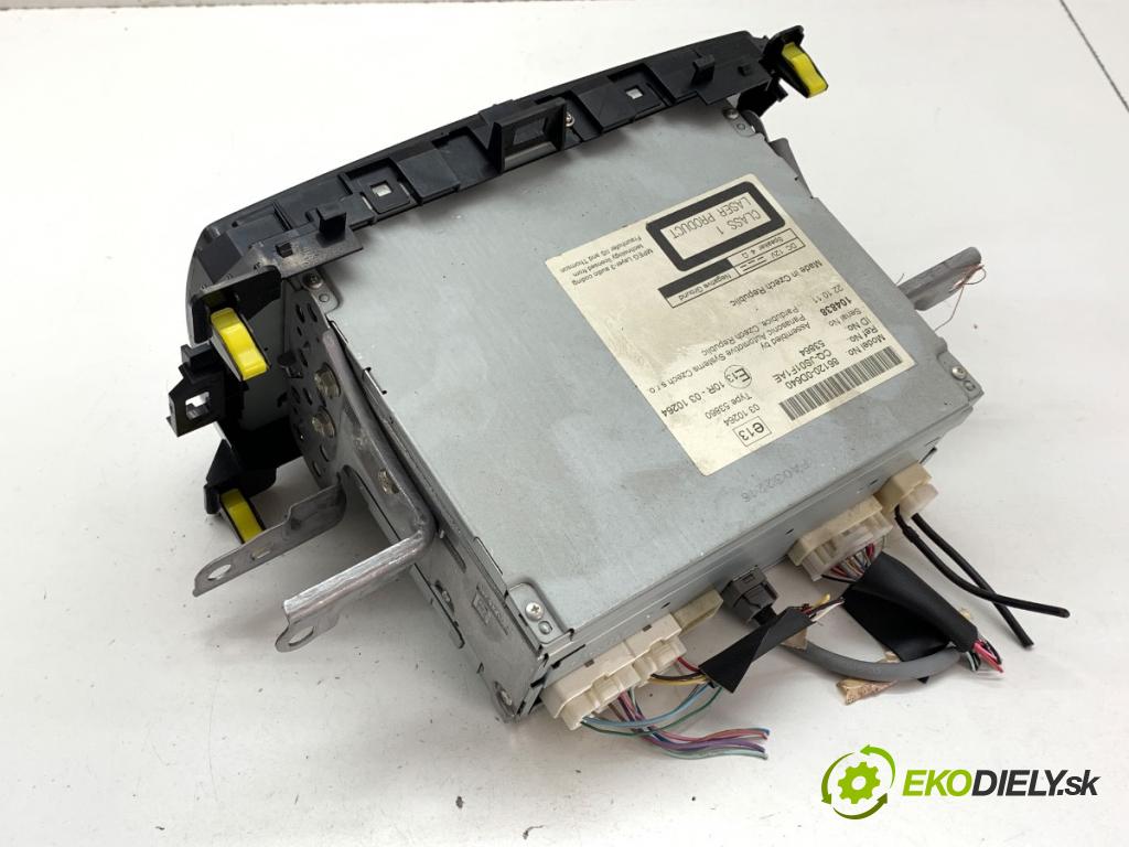 TOYOTA YARIS III liftback 2011 51 kW 1.0 (KSP130_) 998 RADIO 86120-0D640 (Audio zariadenie)
