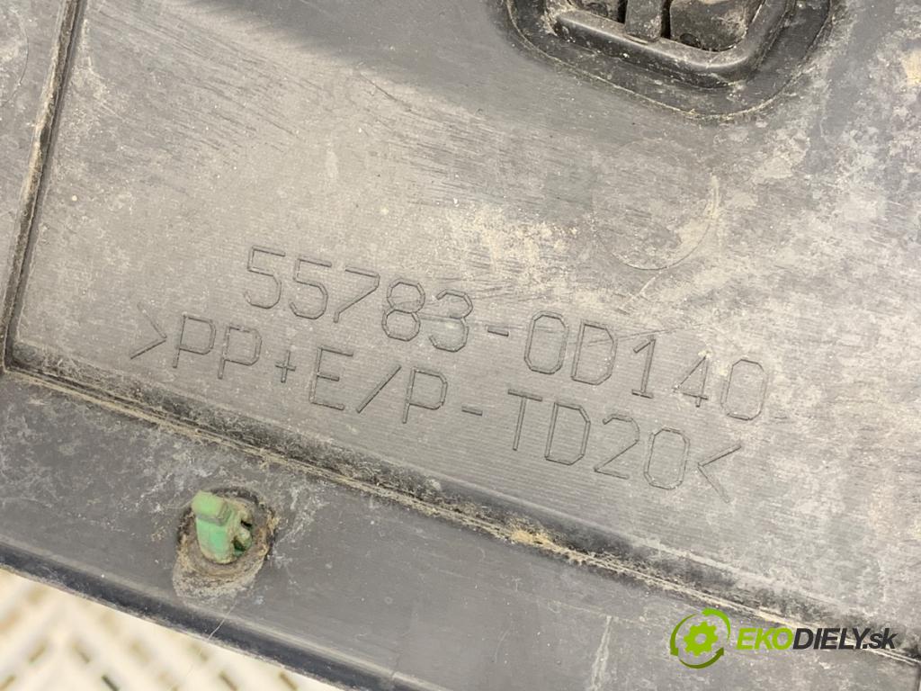 TOYOTA YARIS III liftback 2011 51 kW 1.0 (KSP130_) 998 Torpédo, plast pod čelné okno 55783-0D140 (Torpédo (plast pod čelným sklom))