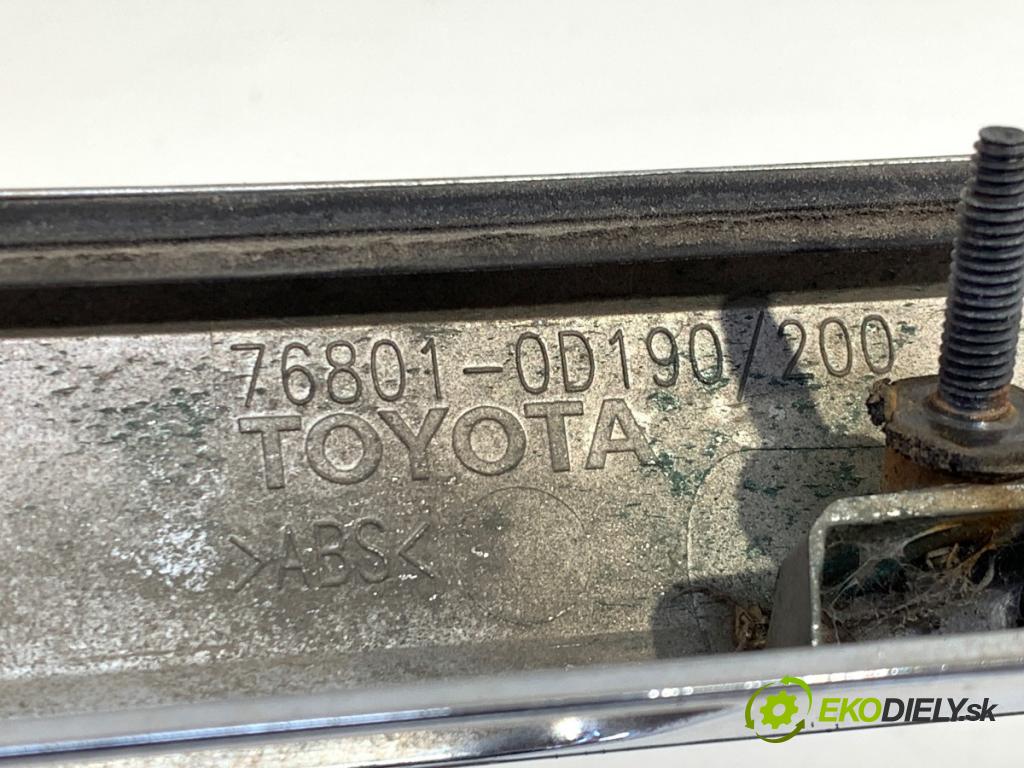 TOYOTA YARIS III liftback 2011 51 kW 1.0 (KSP130_) 998 Lišta dverí zad 76801-0D190