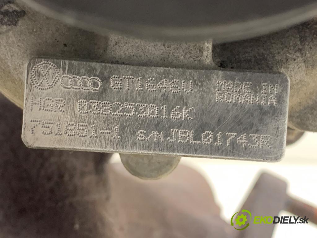 VW GOLF PLUS V liftback 2006 77 kW 1.9 TDI 1896 Turbodúchadlo,turbo 038253016K (Turbodúchadlo (kompletné))