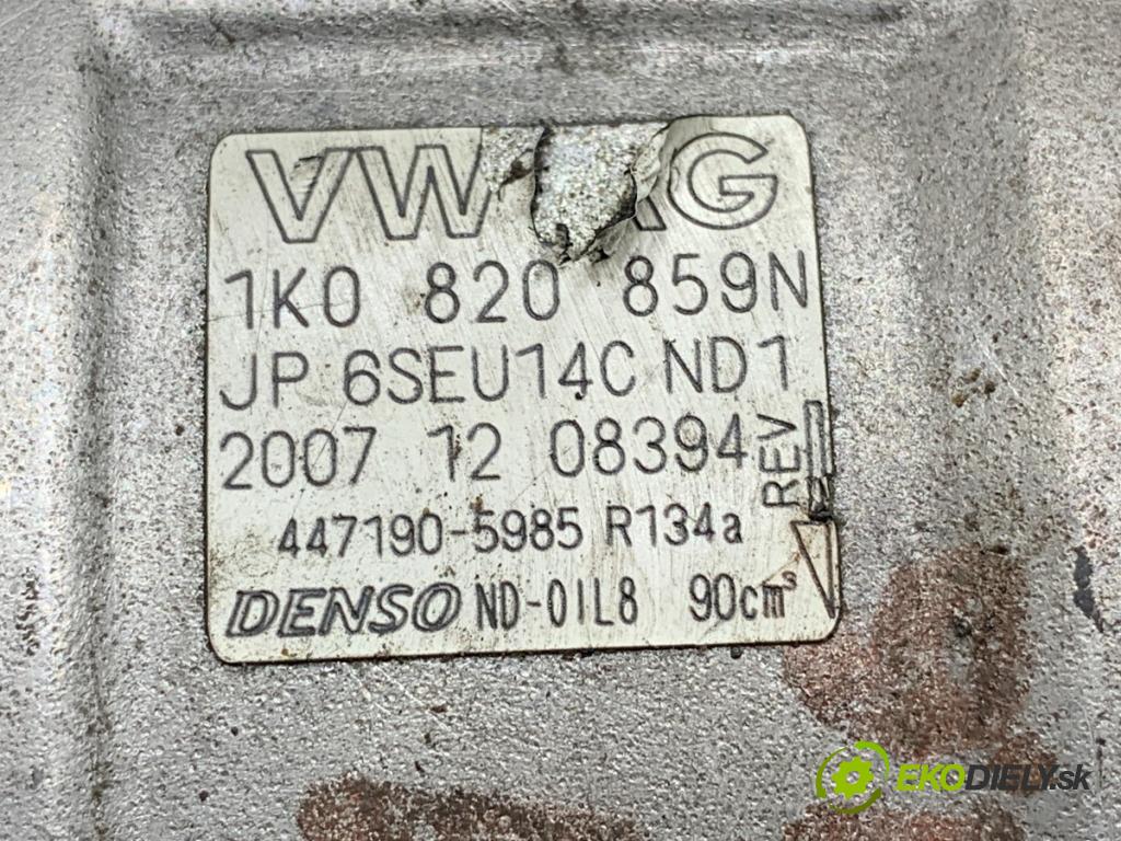 VW GOLF PLUS V liftback 2006 77 kW 1.9 TDI 1896 Kompresor klimatizácie 1K0820859N (Kompresor klimatizácie)