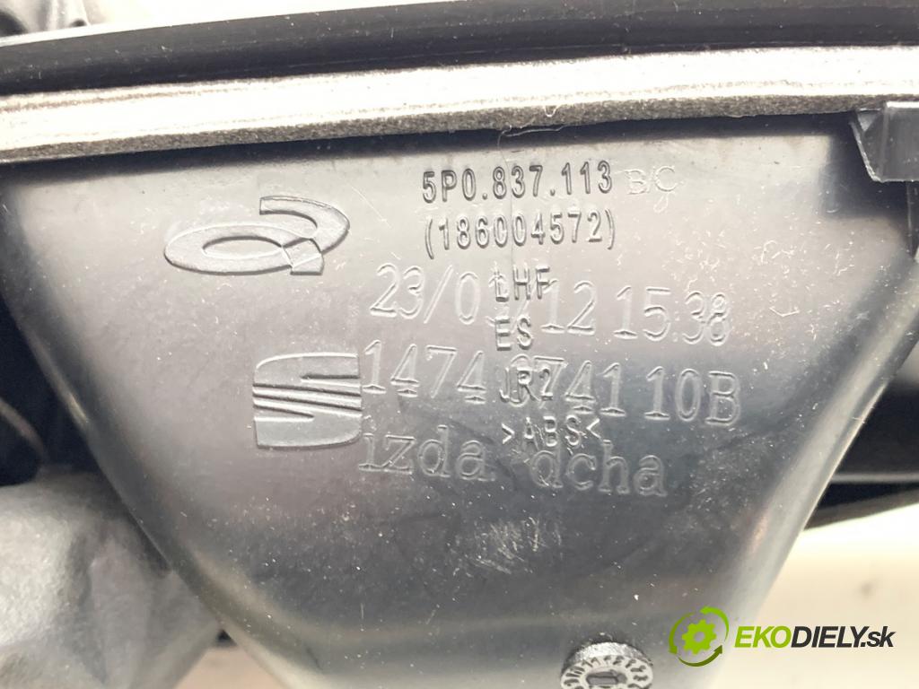 SEAT LEON II liftback 2012 103 kW 2.0 TDI 1968 klika vnitřní levý přední část 5P0837113