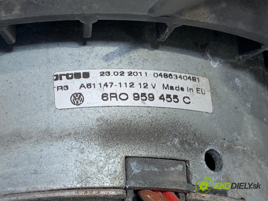 VW POLO V liftback 2011 63 kW 1.4 (6R1) 1390 Ventilátor chladiča 6R0959455C (Ventilátor)