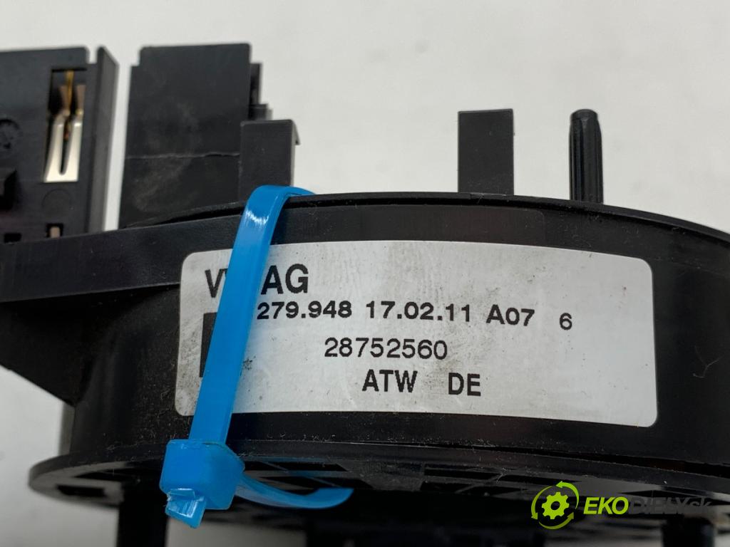 VW POLO V liftback 2011 63 kW 1.4 (6R1) 1390 Krúžok, slimák airbag 279948 (Airbag)