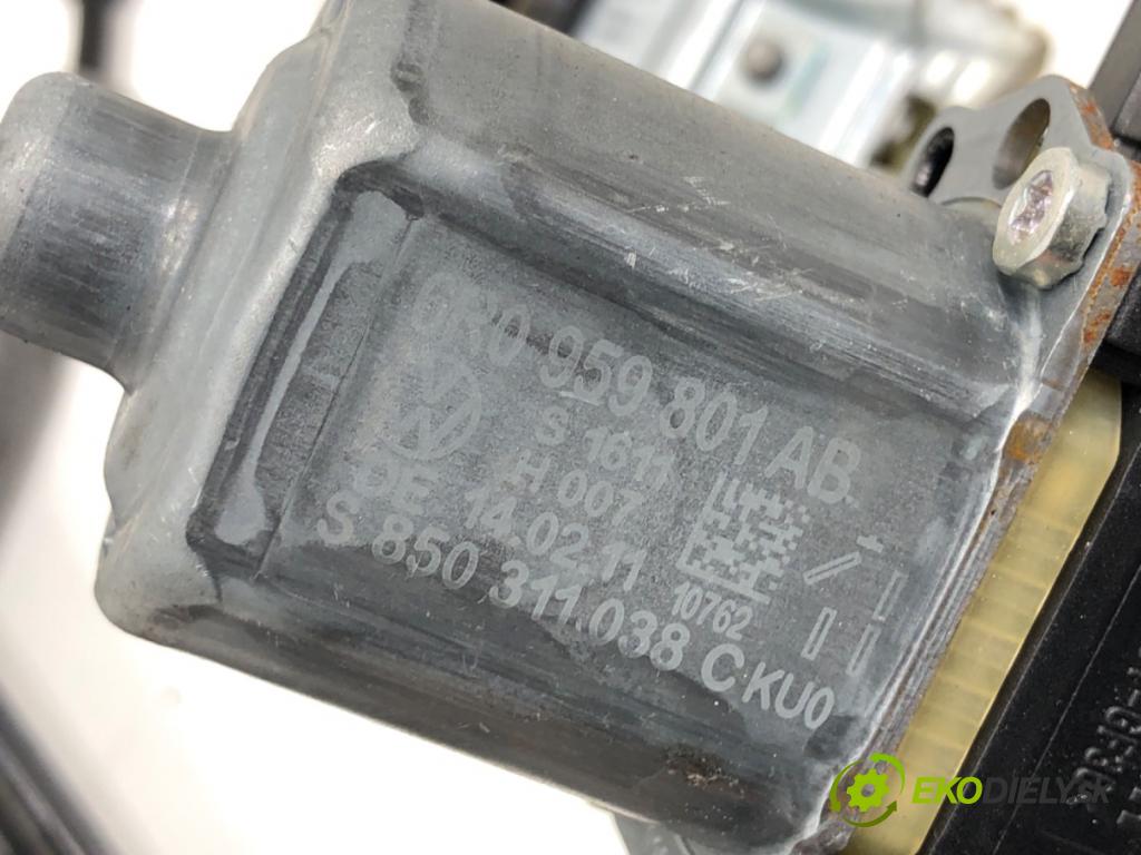 VW POLO V liftback 2011 63 kW 1.4 (6R1) 1390 Mechanizmus okna ľavy predný 6R0959801AB