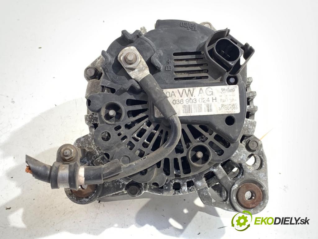 VW POLO V liftback 2011 63 kW 1.4 (6R1) 1390 Alternátor 036903024H (Alternátor)