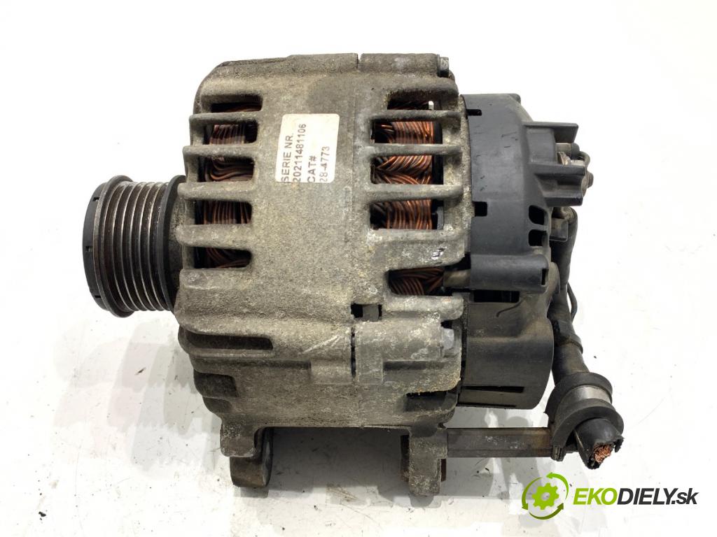 SEAT LEON II liftback 2005 103 kW 2.0 TDI 1968 Alternátor TG14C026 (Alternátor)